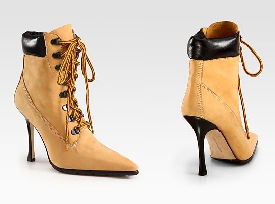 timberland inspired heels
